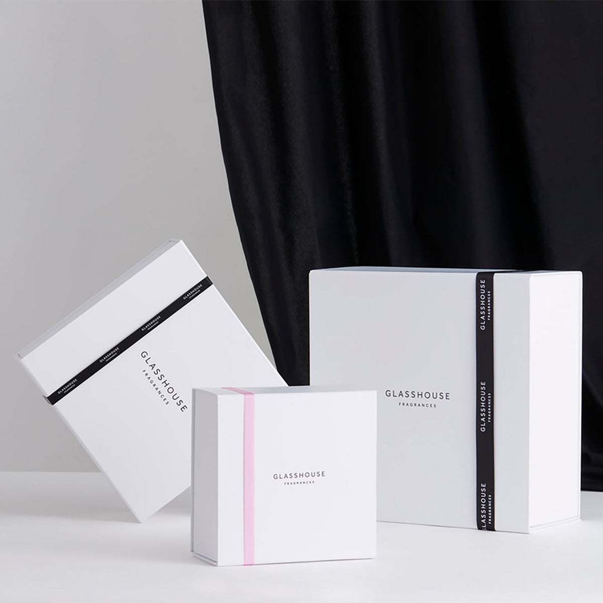Gift Box With Pink Ribbon
